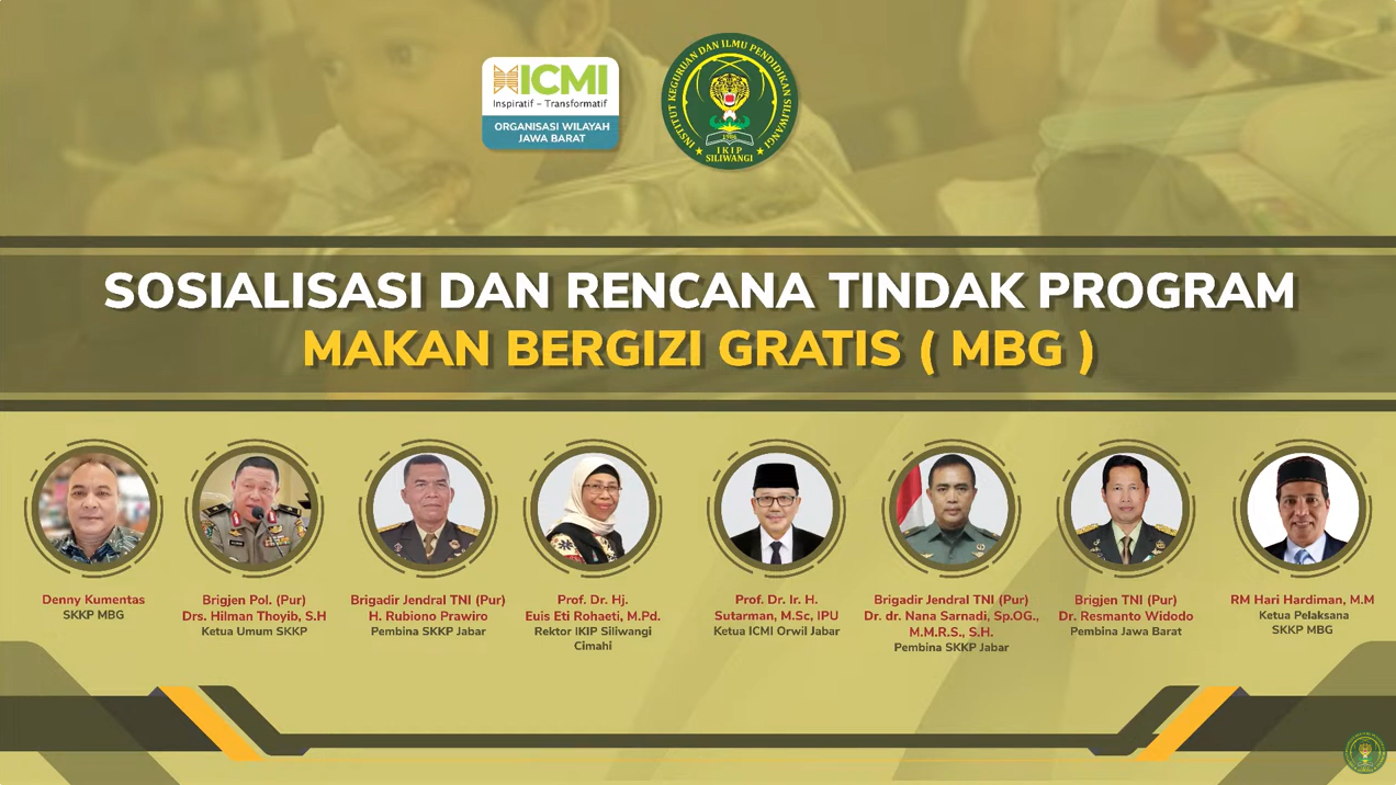 Poster Sosialisasi dan Rencana Tindak Program Makan Bergizi Gratis (MBG)