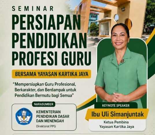Poster Seminar Persiapan PPG Bersama Yayasan Kartika Jaya