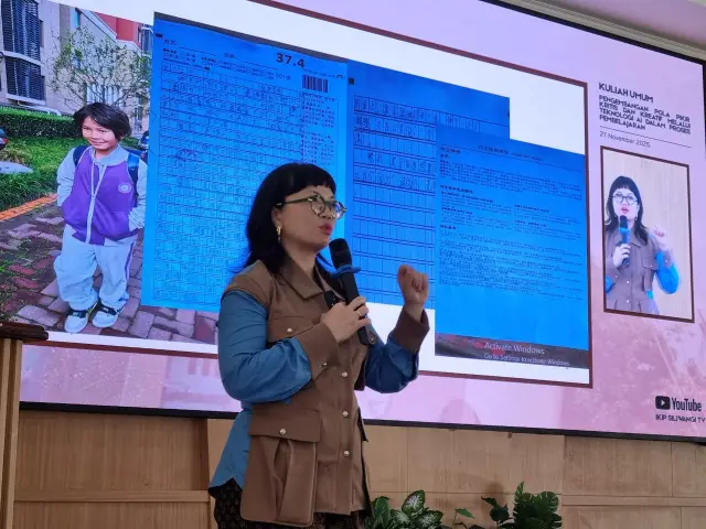 Kuliah Umum bersama Prof. Stella Christie, Ph. D. Pola Pikir Kritis dan Kreatif, Teknologi AI dalam Proses Pembelajaran