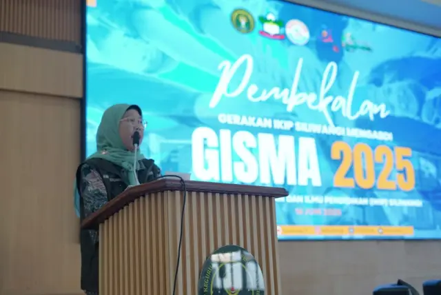 Rektor IKIP Siliwangi dalam Sambutan Gisma
